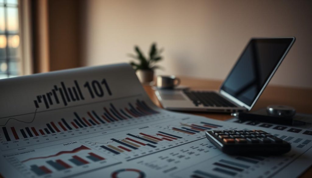 A detailed financial analysis of a diverse asset portfolio, illuminated by a warm, ambient lighting. The foreground features meticulously crafted graphs, charts, and figures, reflecting the depth and complexity of the data. The middle ground showcases a sleek, minimalist workspace, with a laptop, calculator, and other analytical tools, conveying a sense of professionalism and expertise. The background blurs into a serene, muted palette, creating a contemplative atmosphere for deep contemplation and strategic decision-making. The overall composition evokes a sense of sophistication, rigor, and the pursuit of financial mastery. A detailed financial analysis of a diverse asset portfolio, illuminated by a warm, ambient lighting. The foreground features meticulously crafted graphs, charts, and figures, reflecting the depth and complexity of the data. The middle ground showcases a sleek, minimalist workspace, with a laptop, calculator, and other analytical tools, conveying a sense of professionalism and expertise. The background blurs into a serene, muted palette, creating a contemplative atmosphere for deep contemplation and strategic decision-making. The overall composition evokes a sense of sophistication, rigor, and the pursuit of financial mastery.