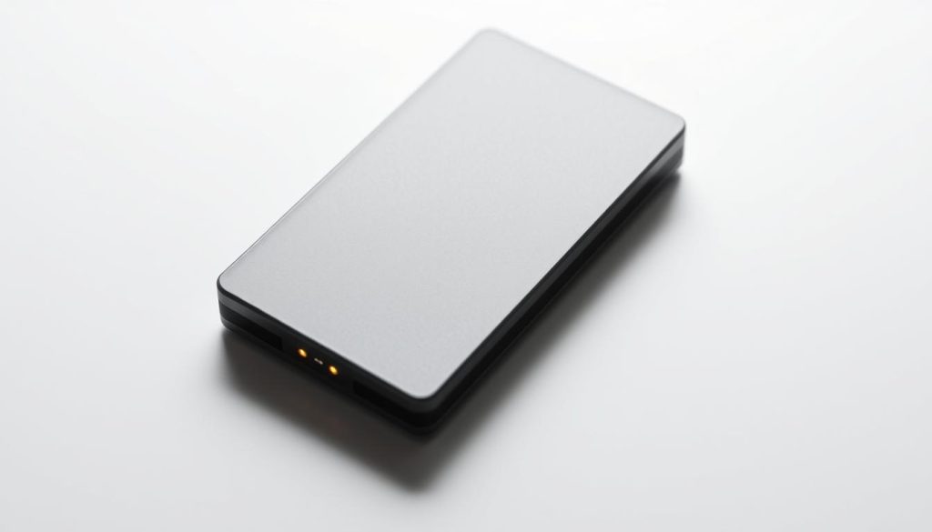 A sleek, metallic hardware wallet with a minimalist design, resting on a clean white surface. The device's angular edges and matte finish convey a sense of modern sophistication and security. Subtle LED indicators softly glow, signaling the wallet's power and connectivity. The background is slightly defocused, placing the hardware wallet as the central focus, emphasizing its role as a secure storage solution for digital assets. Crisp, directional lighting accentuates the wallet's tactile surfaces, evoking a sense of precision and reliability. A sleek, metallic hardware wallet with a minimalist design, resting on a clean white surface. The device's angular edges and matte finish convey a sense of modern sophistication and security. Subtle LED indicators softly glow, signaling the wallet's power and connectivity. The background is slightly defocused, placing the hardware wallet as the central focus, emphasizing its role as a secure storage solution for digital assets. Crisp, directional lighting accentuates the wallet's tactile surfaces, evoking a sense of precision and reliability.