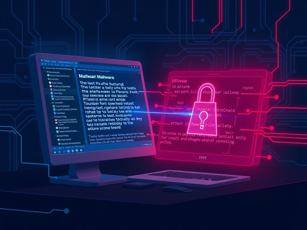 Иллюстрация работы вредоносного ПО, перехватывающего данные криптовалютного кошелька