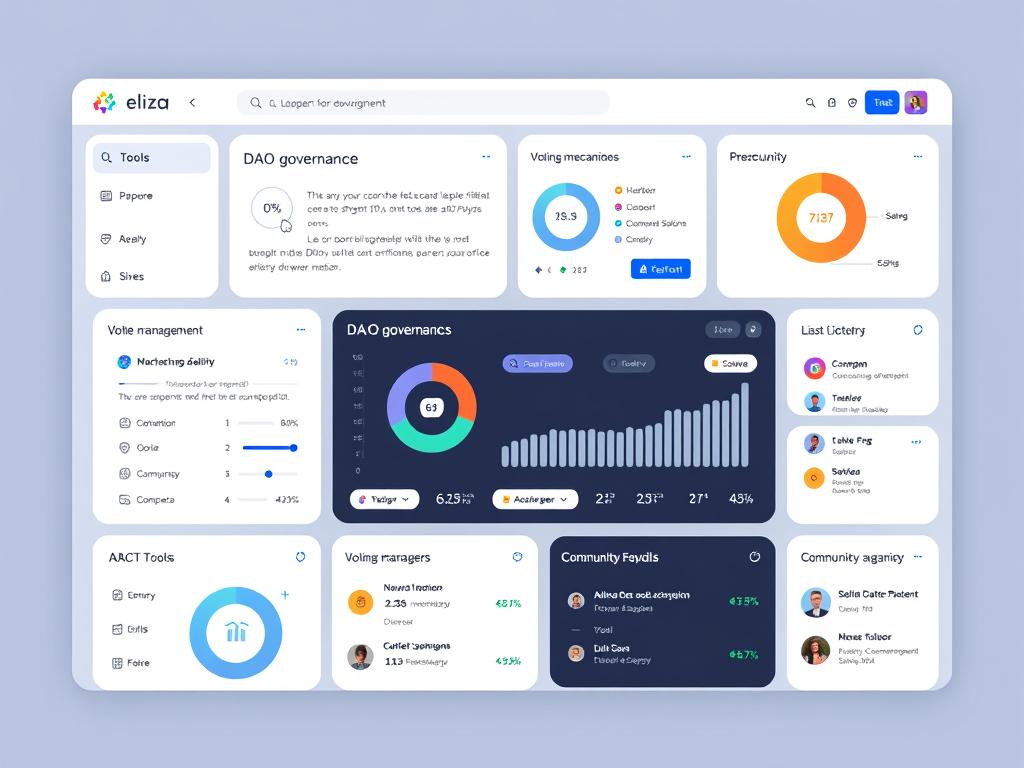 Платформа ELIZA с функционирующим DAO и AI-инструментами для управления