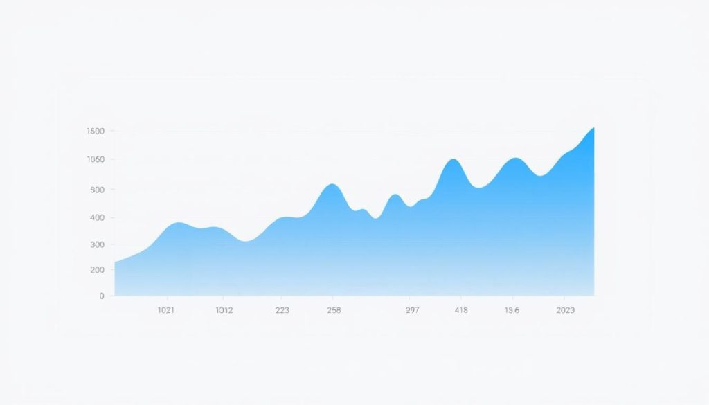 A detailed visualization of cryptocurrency trading volume trends, showcasing a dynamic line graph set against a minimalist yet stylish backdrop. The graph depicts the fluctuations in trading volume over the past year, displayed in a clean, data-driven manner. The design features a subtle color palette, with the line graph in shades of blue, complemented by a neutral, muted background that allows the data to take center stage. The composition utilizes a balanced layout, with the graph occupying the central focus, framed by negative space that conveys a sense of clarity and professionalism. The overall aesthetic aims to convey a sophisticated, analytical, and data-driven depiction of the subject matter.