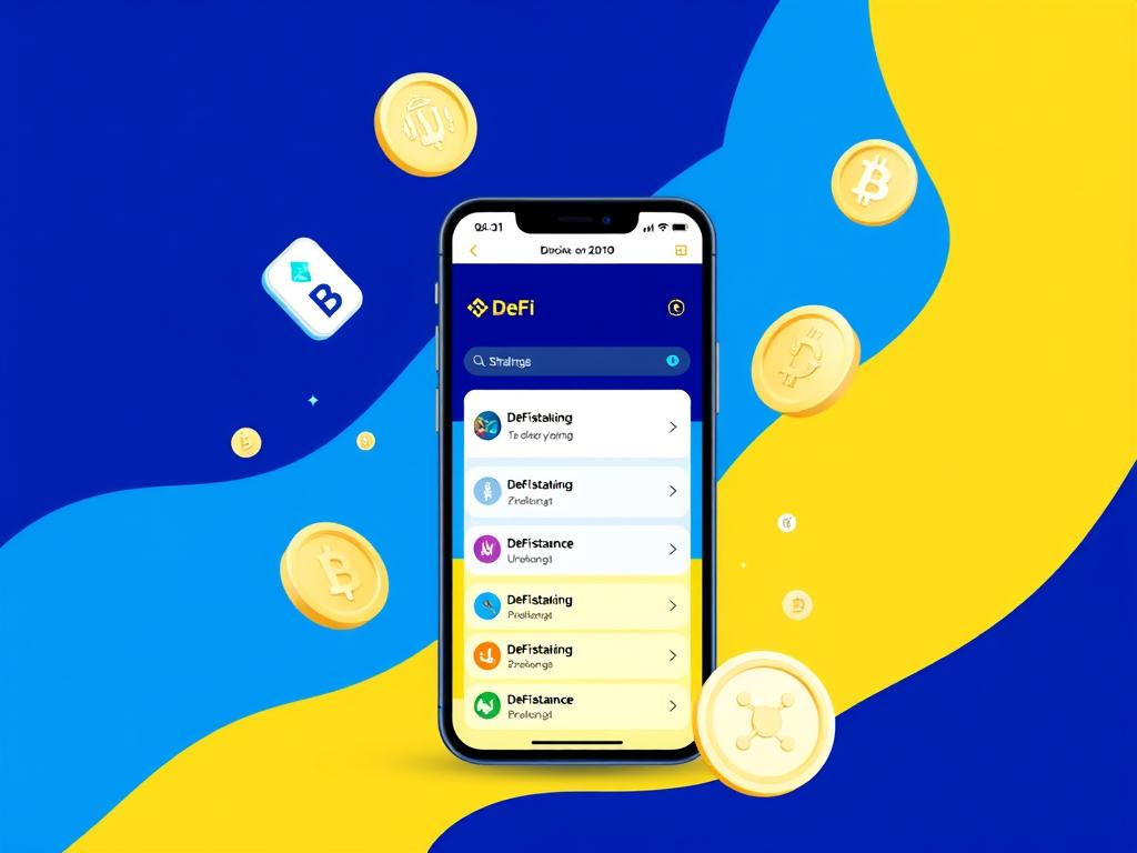 DeFi стейкинг в Украине на Binance
