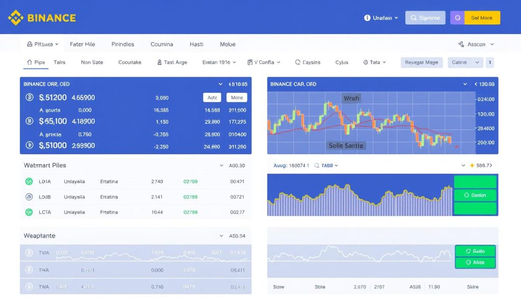 Интерфейс биржи Binance на украинском языке