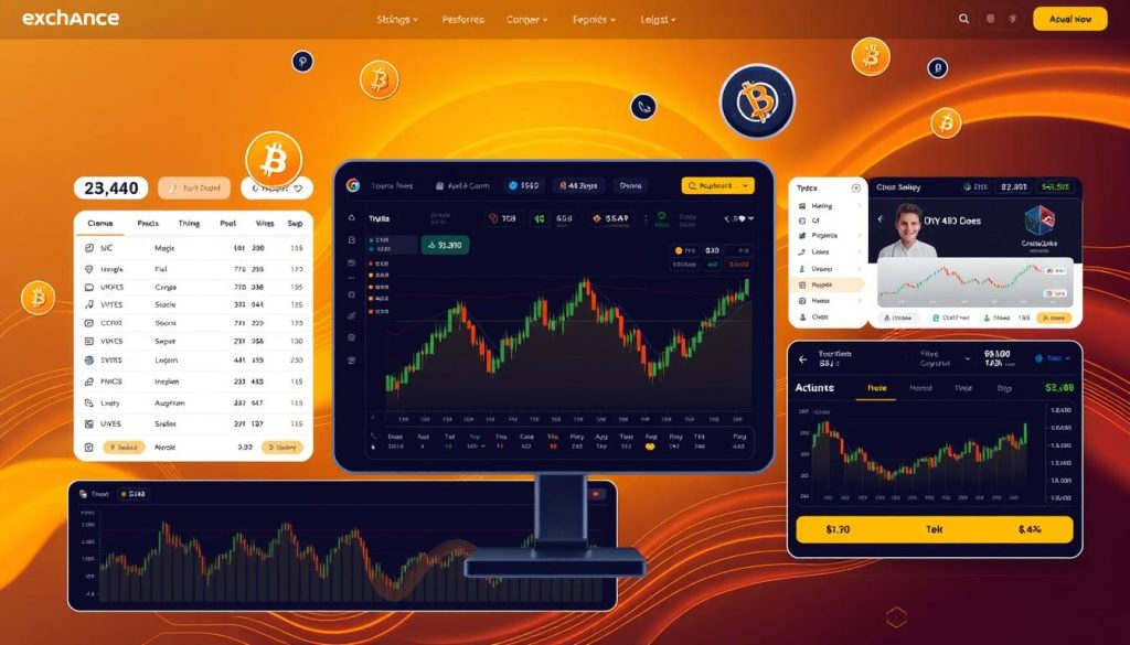 Изображение криптовалютной биржи