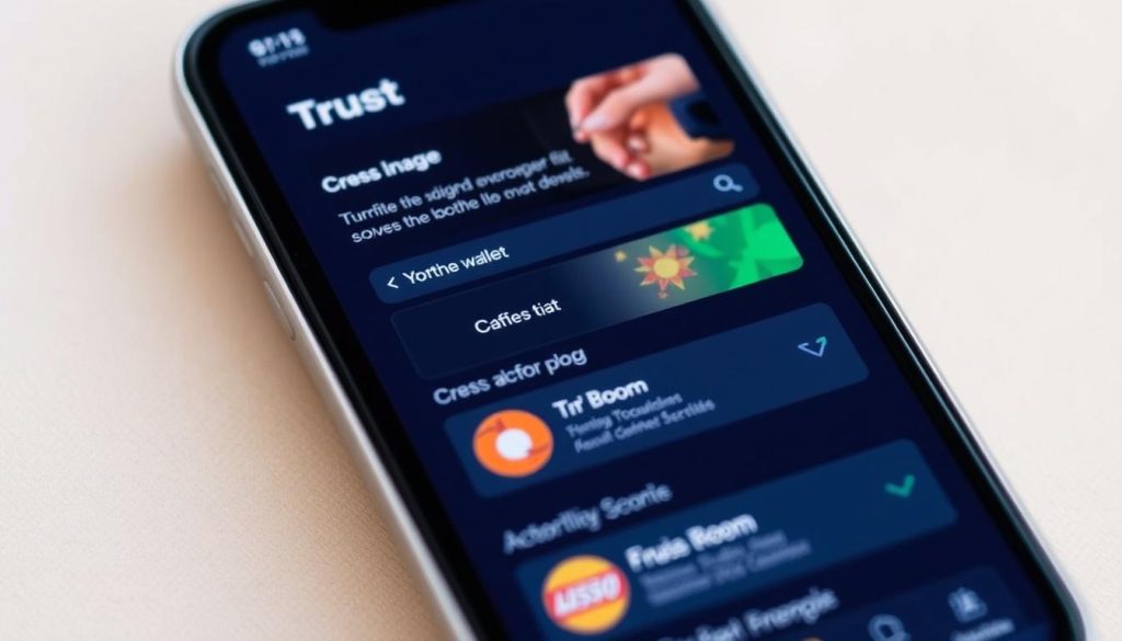 Изображение Trust Wallet на мобильном устройстве