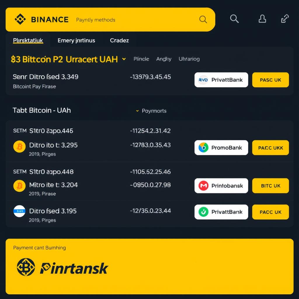 P2P торгівля Bitcoin за гривні на Binance