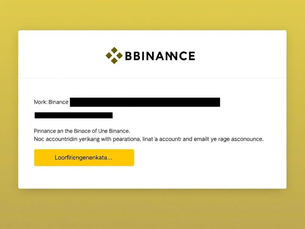Підтвердження електронної пошти при реєстрації на Binance для моніторингу курсу біткоїна