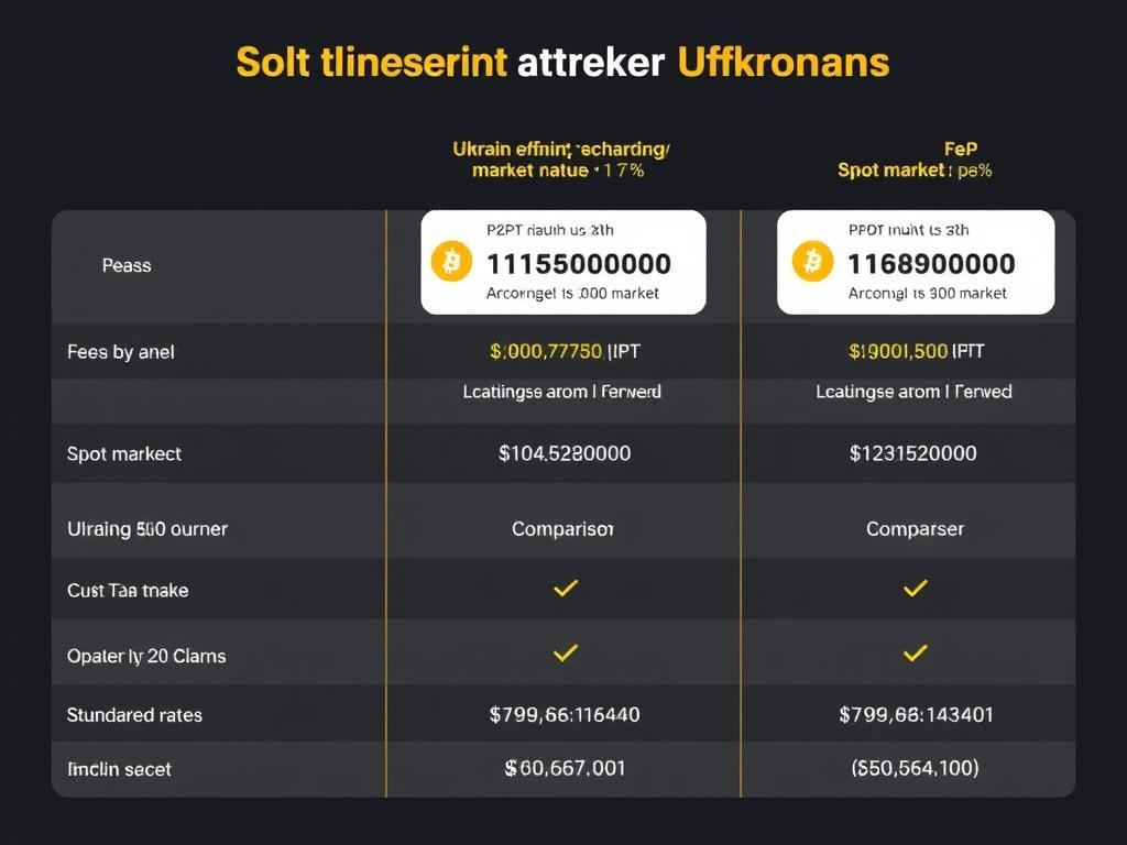 Порівняння різних способів продажу 1 Біткоін в гривнях на Binance