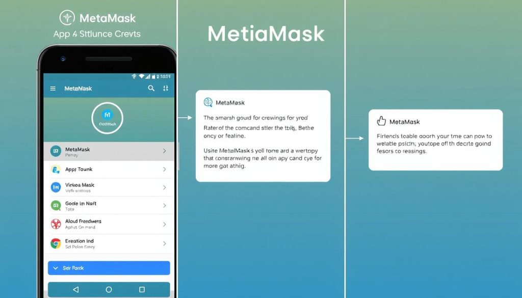 Скриншот MetaMask на смартфоне