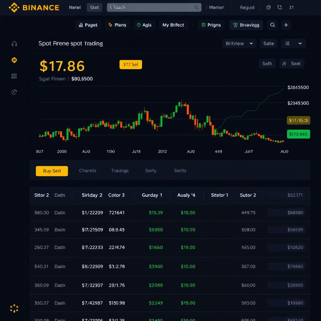 Спотовая торговля на Binance
