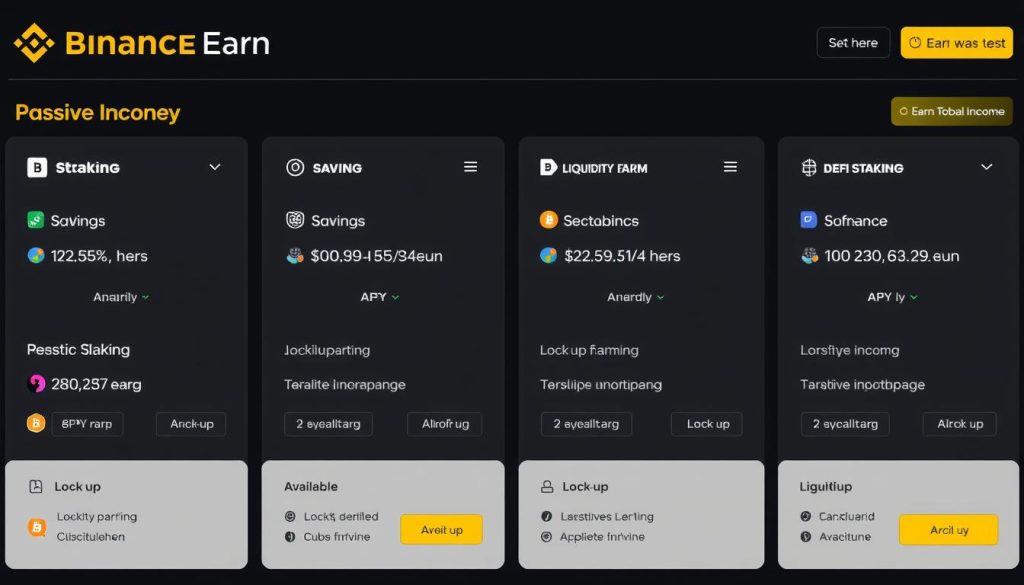 Варианты пассивного дохода на Binance