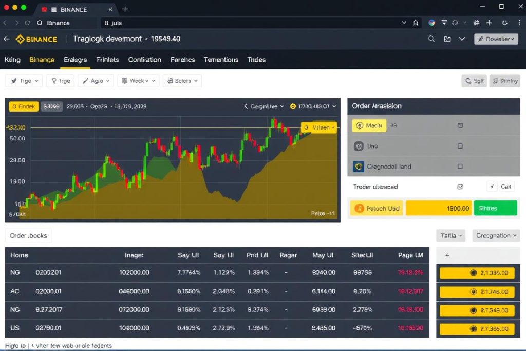 Веб-інтерфейс Binance для відстеження курсу біткоїна до долара онлайн Україна
