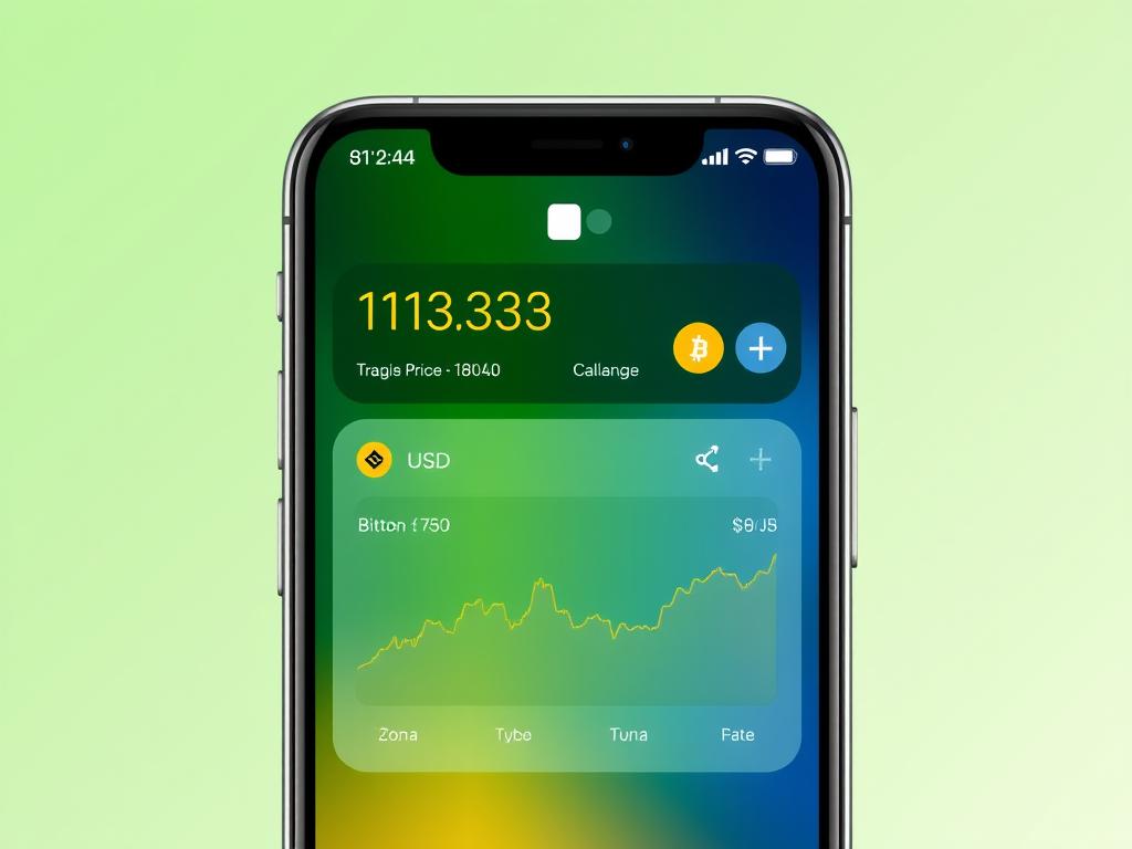 Віджет Binance на головному екрані для швидкого відстеження курсу біткоїна до долара онлайн Україна