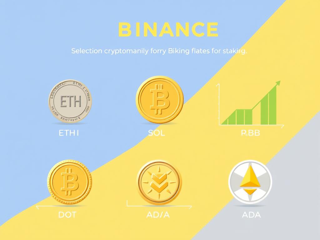 Выбор активов для стейкинга в Украине на Binance