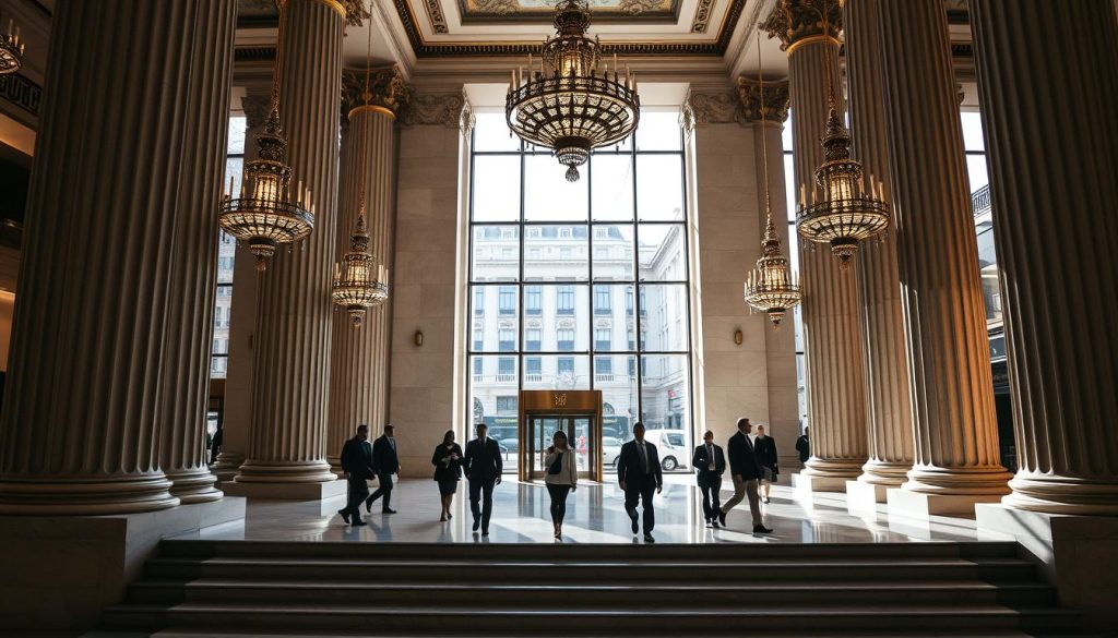 A grand, majestic investment fund situated in the heart of Britain, its stately facade exuding a sense of prestige and financial prowess. Tall, ornate columns frame the entrance, casting dramatic shadows on the polished marble steps. The interior is adorned with elegant chandeliers and gilded accents, conveying an atmosphere of sophistication and wealth. A team of sharply dressed professionals navigate the expansive halls, discussing strategies that shape the global economy. Through large windows, the bustling streets of London can be seen, a testament to the fund's pivotal role in the financial landscape. The overall scene evokes a sense of power, stability, and the influential reach of the "cryptonews.in.ua" British investment fund. A grand, majestic investment fund situated in the heart of Britain, its stately facade exuding a sense of prestige and financial prowess. Tall, ornate columns frame the entrance, casting dramatic shadows on the polished marble steps. The interior is adorned with elegant chandeliers and gilded accents, conveying an atmosphere of sophistication and wealth. A team of sharply dressed professionals navigate the expansive halls, discussing strategies that shape the global economy. Through large windows, the bustling streets of London can be seen, a testament to the fund's pivotal role in the financial landscape. The overall scene evokes a sense of power, stability, and the influential reach of the "cryptonews.in.ua" British investment fund.