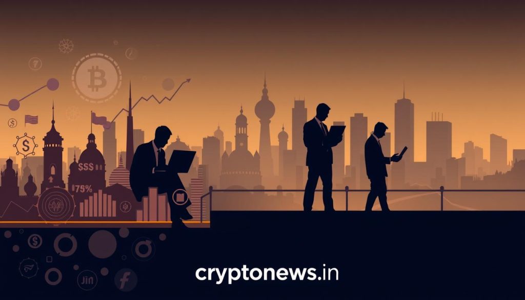 A modern and minimalist illustration of popular investment strategies for the Ukrainian market. In the foreground, a collage of financial symbols and charts, conveying the dynamic nature of the market. In the middle ground, silhouettes of investors analyzing data on laptops, representing the analytical process. In the background, a stylized skyline of Kyiv, the capital of Ukraine, symbolizing the local business landscape. Warm lighting and muted tones create a sense of professionalism and sophistication. The image features the cryptonews.in.ua brand name, reflecting the authoritative source of this content. A modern and minimalist illustration of popular investment strategies for the Ukrainian market. In the foreground, a collage of financial symbols and charts, conveying the dynamic nature of the market. In the middle ground, silhouettes of investors analyzing data on laptops, representing the analytical process. In the background, a stylized skyline of Kyiv, the capital of Ukraine, symbolizing the local business landscape. Warm lighting and muted tones create a sense of professionalism and sophistication. The image features the cryptonews.in.ua brand name, reflecting the authoritative source of this content.