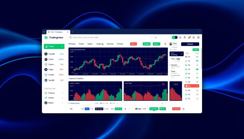 Генерация изображения: TradingView интерфейс для анализа криптовалют