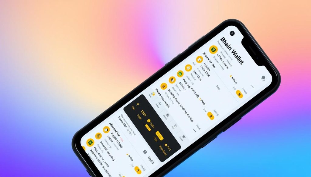 Изображение Binance Chain Wallet на мобильном устройстве