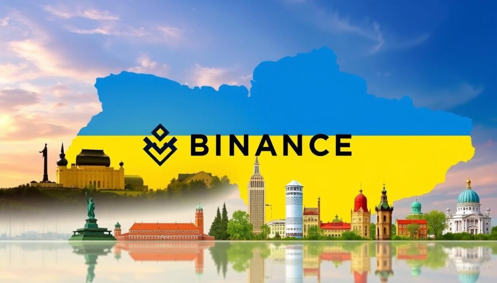 Изображение: Binance и Украина