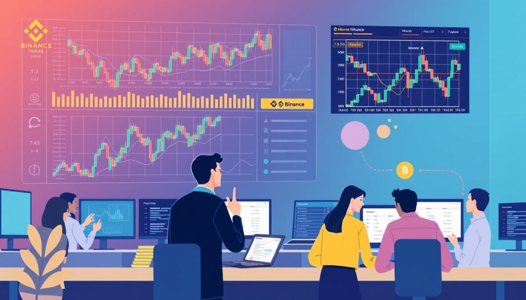 Изображение фьючерсной торговли на Binance