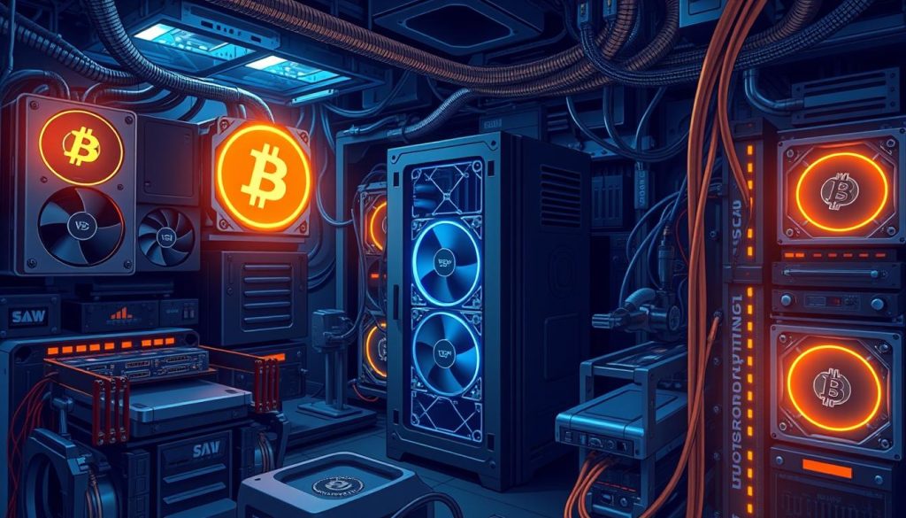 Изображение оборудования для майнинга криптовалют Изображение оборудования для майнинга криптовалют