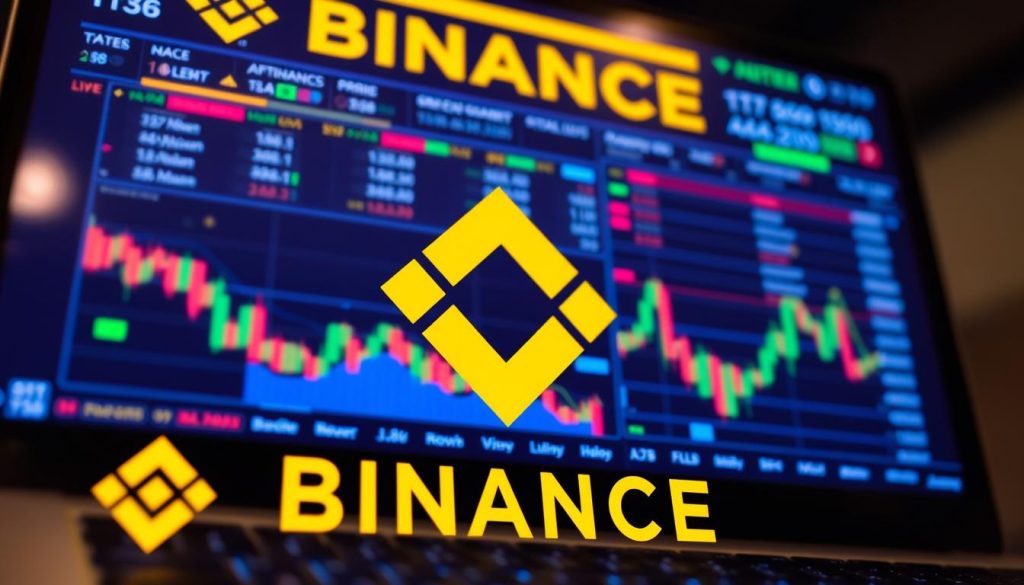 Изображение популярной криптовалютной биржи Binance Изображение популярной криптовалютной биржи Binance