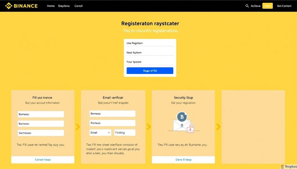 Изображение: Процесс регистрации на Binance Изображение: Процесс регистрации на Binance