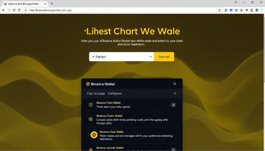 Изображение расширения Binance Chain Wallet для браузера