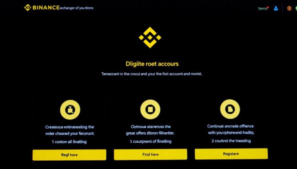 Изображение регистрации на Binance Изображение регистрации на Binance