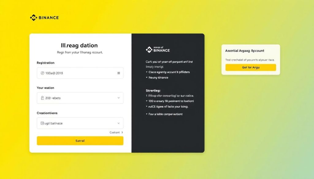 Изображение регистрации на Binance Изображение регистрации на Binance
