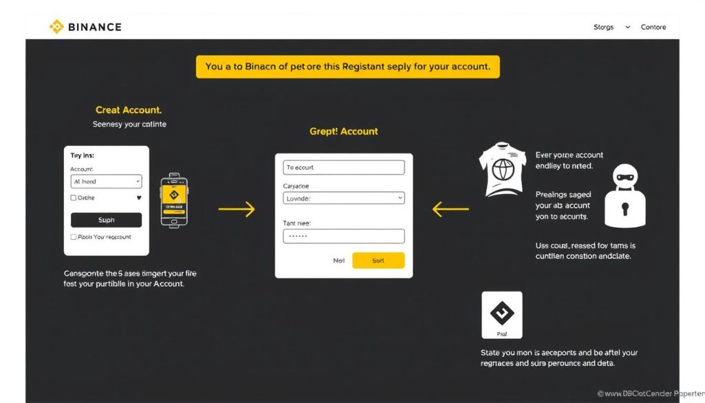 Изображение регистрации на Binance Изображение регистрации на Binance