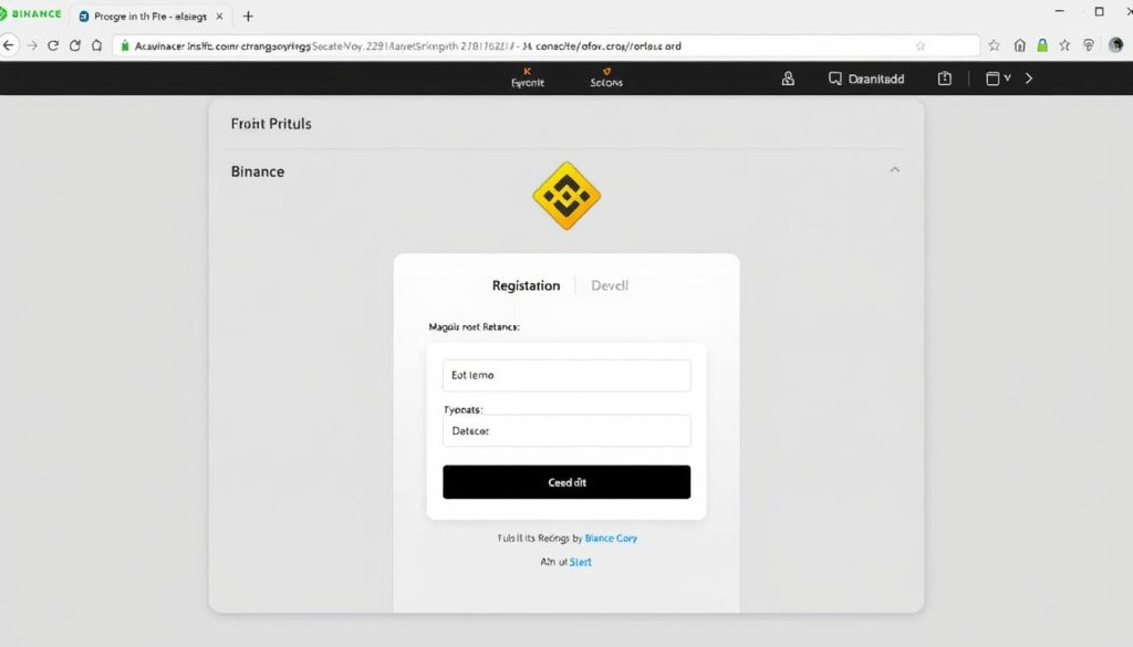 Изображение: регистрация на Binance Изображение: регистрация на Binance