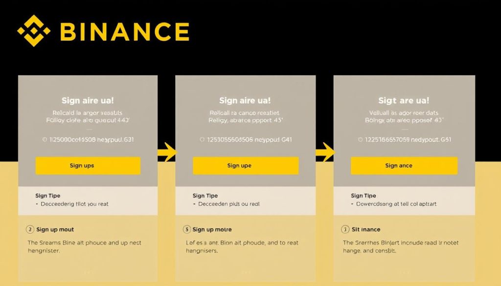 Изображение: регистрация на Binance