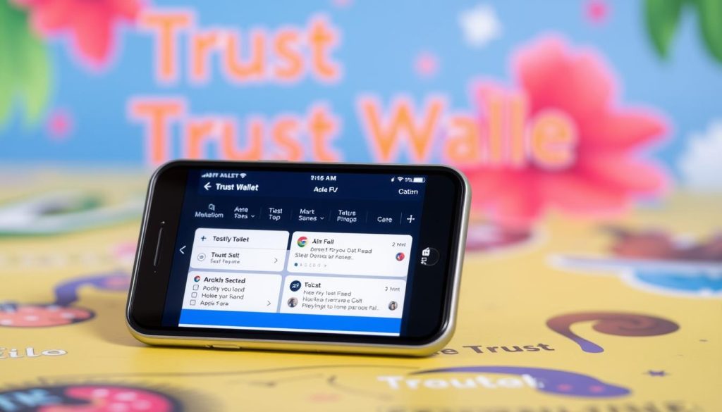 Изображение Trust Wallet на мобильном устройстве