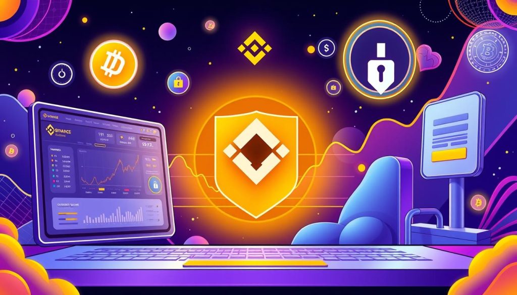 Prompt A vibrant, detailed illustration of a secure trading platform on Binance, featuring a sleek, modern interface with intuitive controls, secure transaction processes, and a sense of trustworthiness. The foreground showcases a user-friendly dashboard with real-time market data, order management tools, and seamless fund transfers. The middle ground depicts secure login and authentication methods, while the background hints at the broader Binance ecosystem, including cryptocurrency wallets and advanced trading features. The overall atmosphere conveys a sense of safety, reliability, and efficiency for crypto traders. cryptonews.in.ua Prompt A vibrant, detailed illustration of a secure trading platform on Binance, featuring a sleek, modern interface with intuitive controls, secure transaction processes, and a sense of trustworthiness. The foreground showcases a user-friendly dashboard with real-time market data, order management tools, and seamless fund transfers. The middle ground depicts secure login and authentication methods, while the background hints at the broader Binance ecosystem, including cryptocurrency wallets and advanced trading features. The overall atmosphere conveys a sense of safety, reliability, and efficiency for crypto traders. cryptonews.in.ua