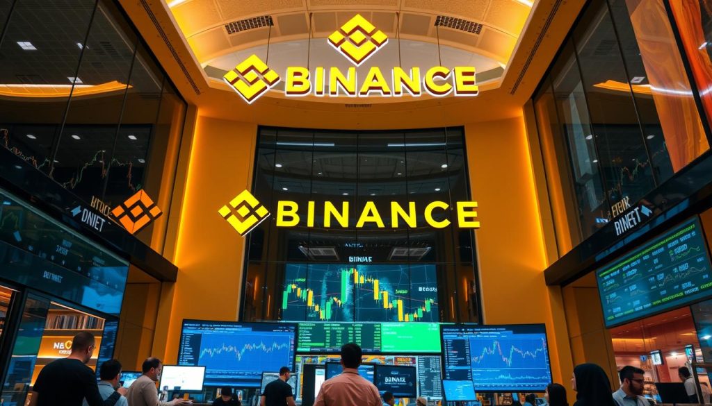 Создайте изображение Binance биржи криптовалют
