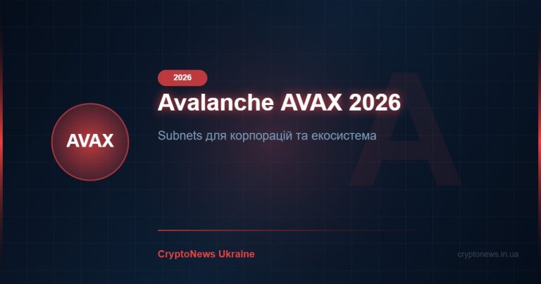 Avalanche (AVAX) 2026: Subnets для корпорацій — огляд та прогноз ціни
