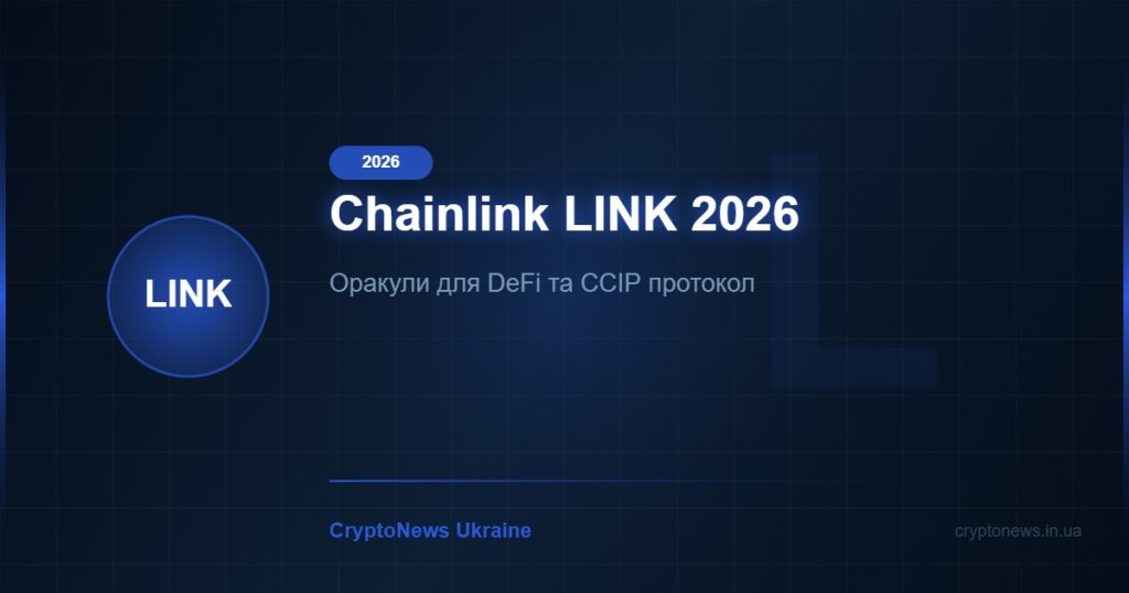 Chainlink (LINK) 2026: Оракули для DeFi та CCIP — огляд, стейкінг та прогноз ціни