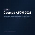 Cosmos (ATOM) 2026: Internet of Blockchains та IBC — огляд екосистеми та прогноз