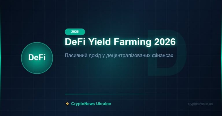 DeFi Yield Farming 2026: Як заробити на ліквідності — повний гайд для початківців