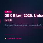 DEX Біржі 2026: Uniswap та інші — CryptoNews Ukraine