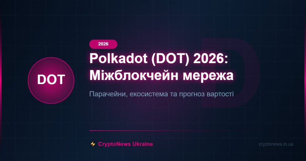 Polkadot (DOT) 2026: Міжблокчейн мережа