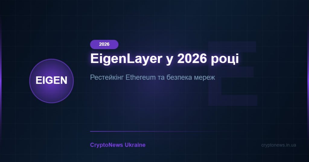 EigenLayer (EIGEN) у 2026 році: рестейкінг Ethereum простими словами
