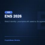 ENS 2026: Ethereum Name Service — Web3 домени, децентралізація DNS та прогноз ціни ENS