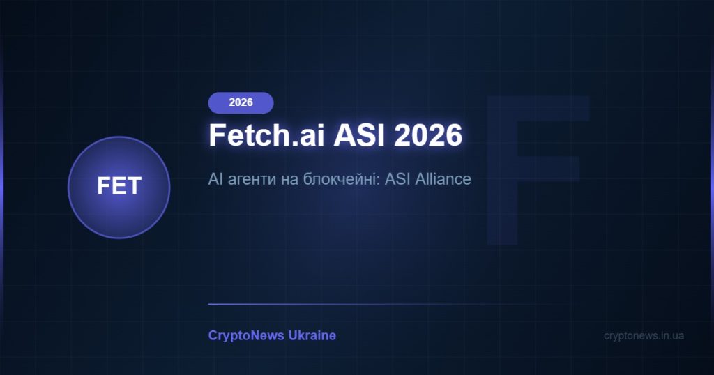 Fetch.ai FET / ASI 2026: AI Агенти в Блокчейні — огляд Artificial Superintelligence Alliance та прогноз