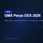 GMX 2026: Найкращий Децентралізований Perps DEX — GLP Vault, Real Yield та прогноз ціни GMX