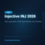Injective INJ 2026: Cosmos DeFi для деривативів — Перп DEX без газу та прогноз ціни INJ