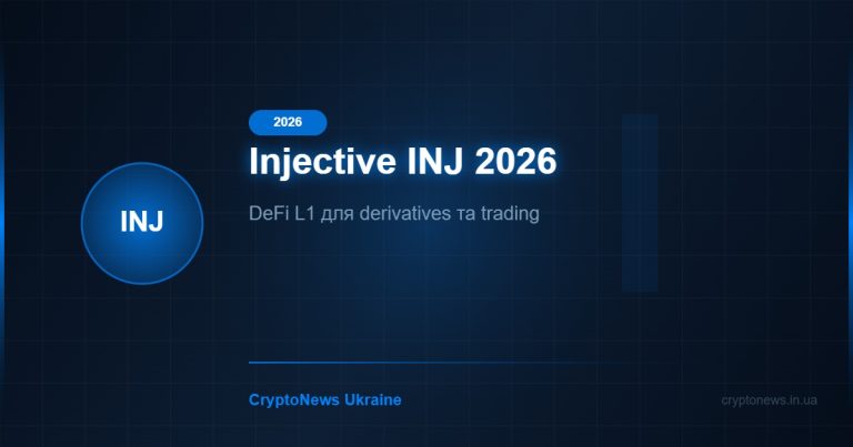 Injective INJ 2026: DeFi L1 для трейдингу — огляд блокчейну, екосистема та прогноз ціни