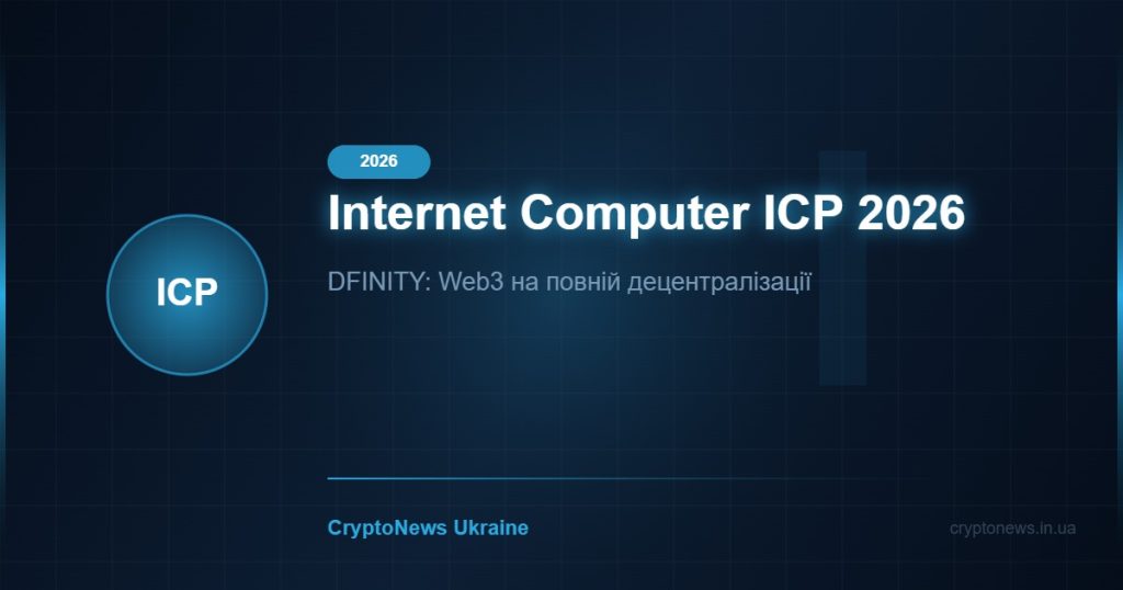 Internet Computer ICP 2026: Децентралізований Інтернет від DFINITY — огляд та прогноз ціни