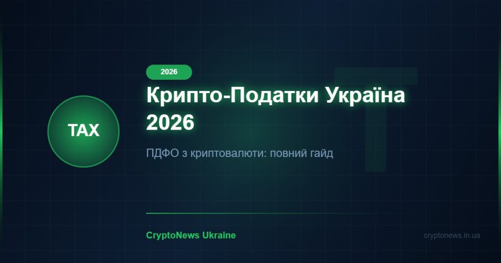 Крипто-податки в Україні 2026: Як правильно декларувати та сплачувати ПДФО з криптовалюти